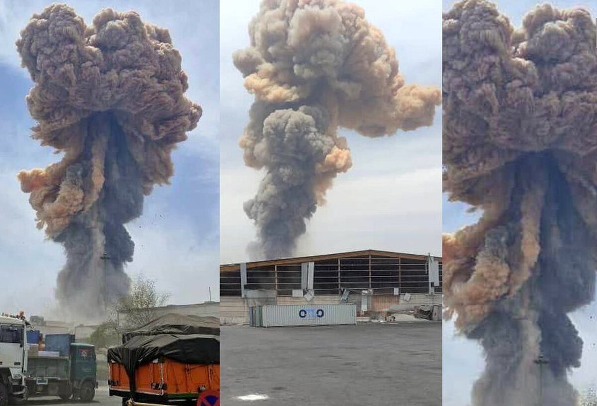 انفجار بندر عباس و راز ابر قارچی /چرا دود به شکل قارچ درآمد؟