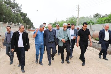 بازدید و بررسی روند عملیات عمرانی تقاطع غیرهمسطح امام علی (ع)