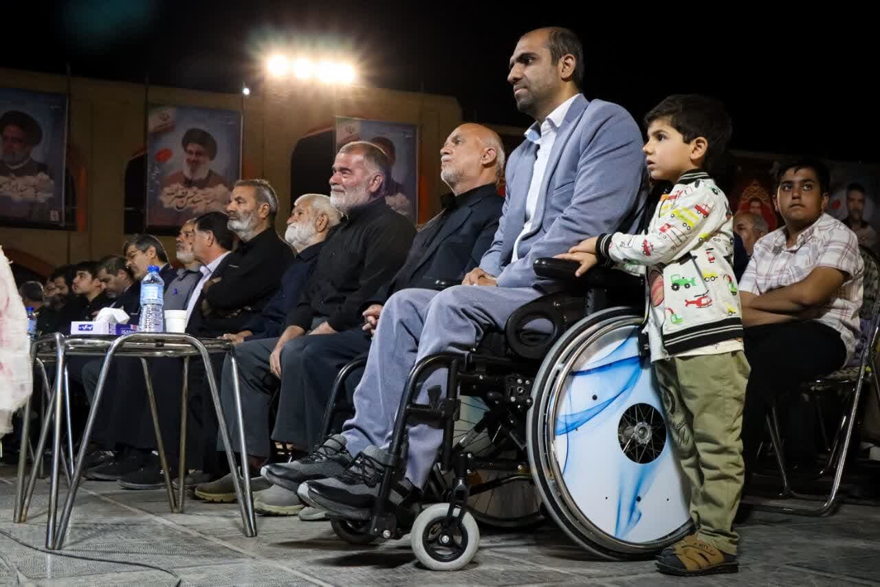 مراسم اولین سالگرد شهدای امنیت (راسک) استان یزد