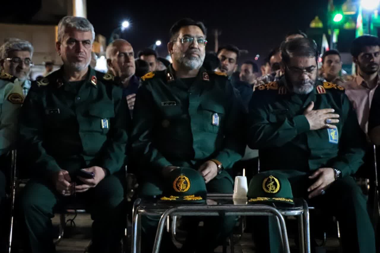 مراسم اولین سالگرد شهدای امنیت (راسک) استان یزد