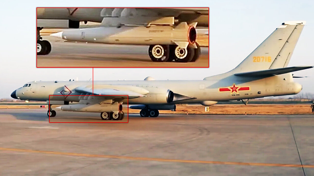 بمبافکن چینی مسلح به موشک بالستیک هواپرتاب / نگرانی جدید آمریکا