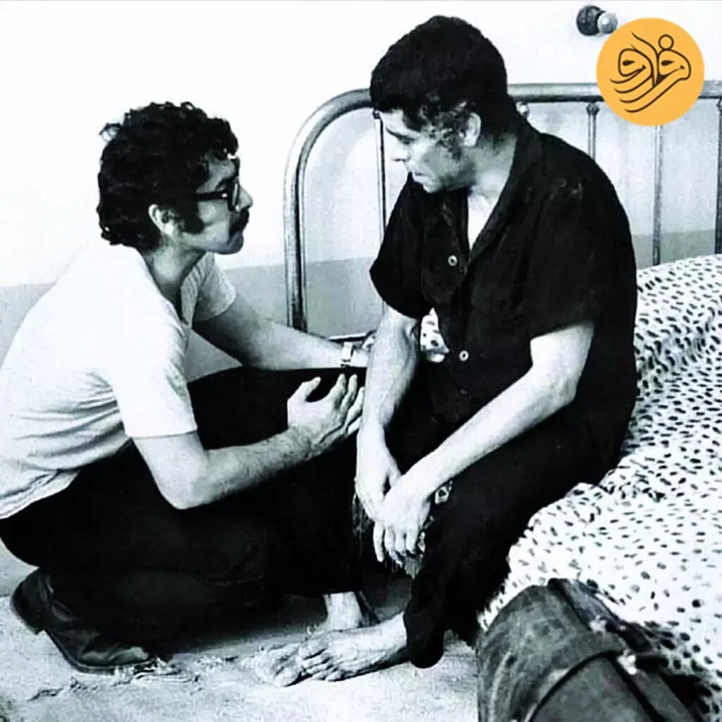 بهروز وثوقی و فرامرز قریبیان در فیلم گوزنها/ عکس