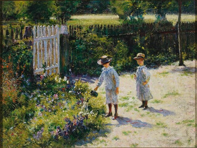 تابلوی موسم بهار کلود مونه