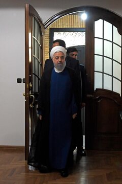 تصویری از دیدار مقامات دولت پزشکیان با حسن روحانی/ چه کسانی به دیدار نوروزی رفتند؟