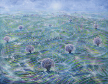 حسین محجوبی نقاش بهارِ ابدی