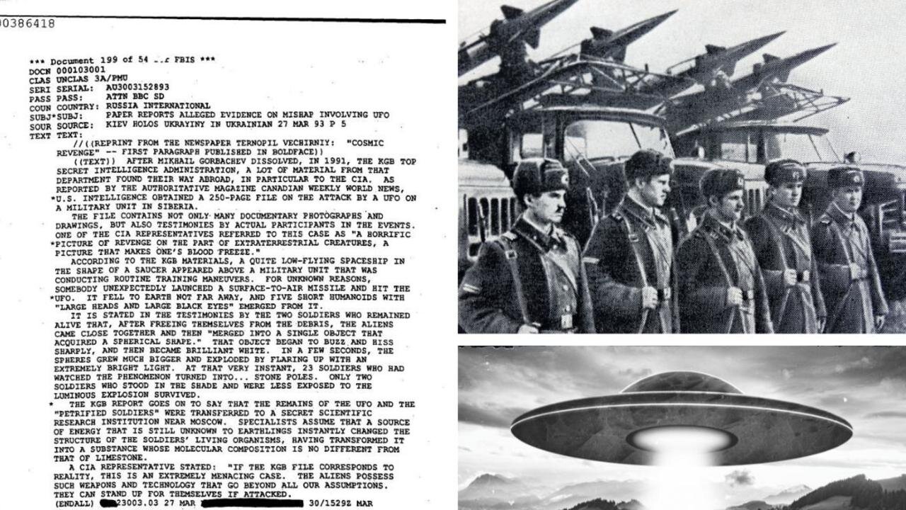 حمله موجودات فضایی به سربازان شوروی در اوکراین / گزارش سیا: سربازها تبدیل به سنگ شدند
