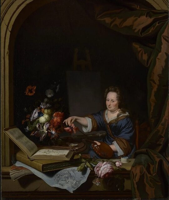 زنان قرن هفدهمی فقط اجازه داشتند گل و گیاه نقاشی کنند!