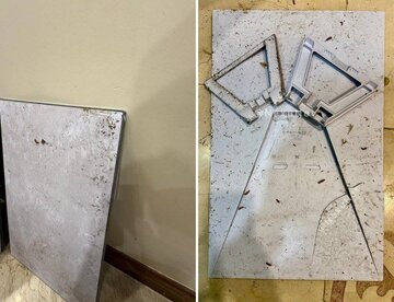 سقوط دیشهای استارلینک در توفان تهران /عکس