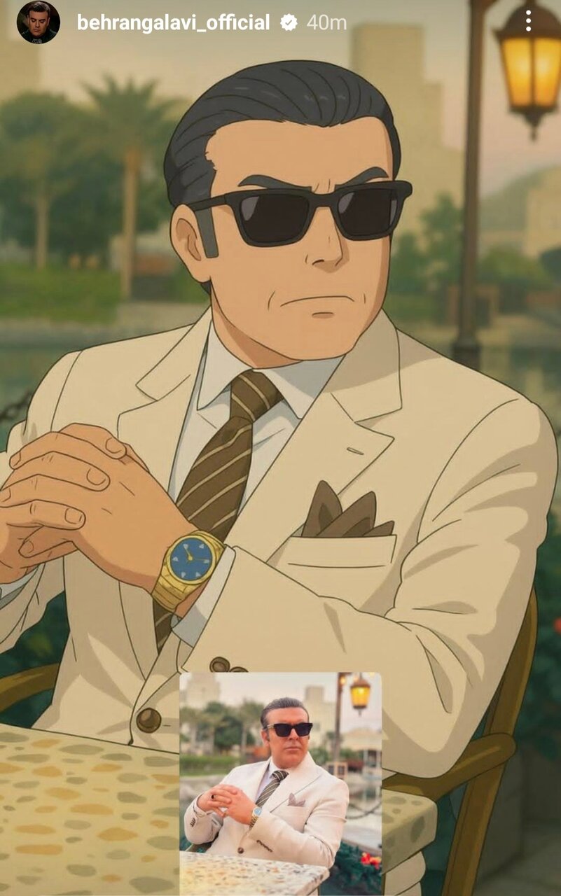 سلبریتی‌ها ایرانی و انیمه شدن به سبک ژاپنی/ عکس