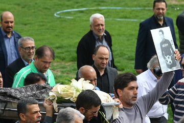 عکس| آخرین وداع فرامرز ظلی با ورزشگاه شیرودی