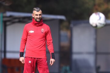 عکس | تمرین سردار دورسون و پسرش روی چمن آزادی!