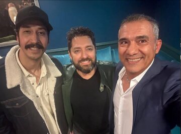 عکس| دیدار عابدزاده با بازیگران ایرانی در آمریکا