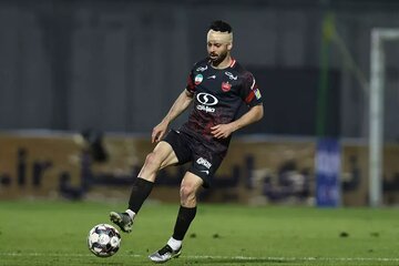 عکس| پارگی شدید ابروی سروش رفیعی در بازی با نساجی