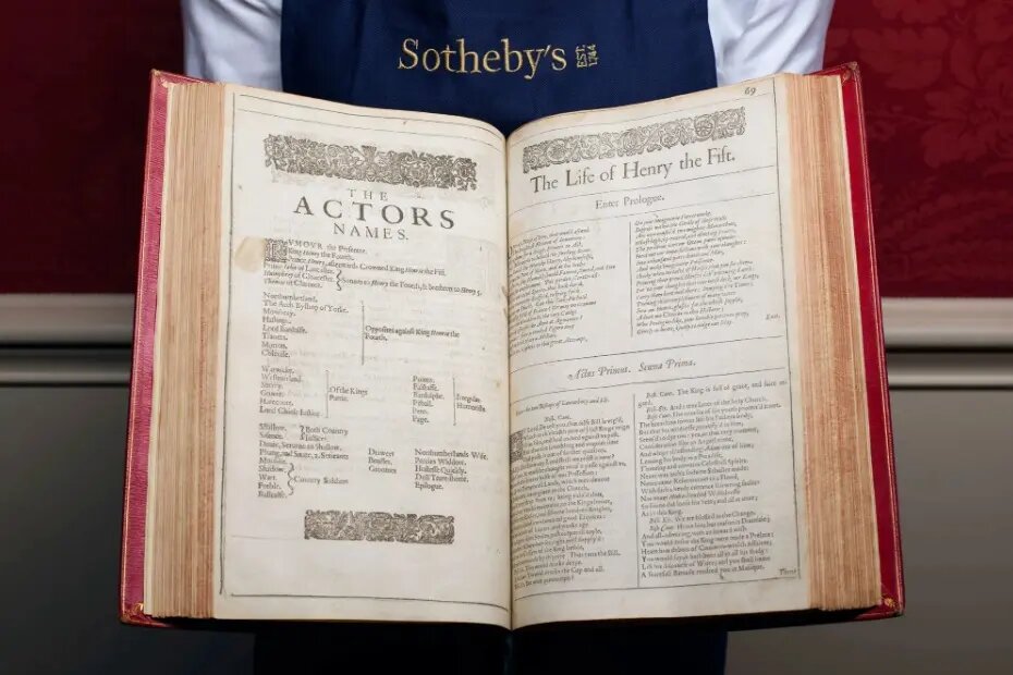 فروش یک مجموعه نادر از نسخههای اولیه آثار شکسپیر به مبلغ شش میلیون دلار
