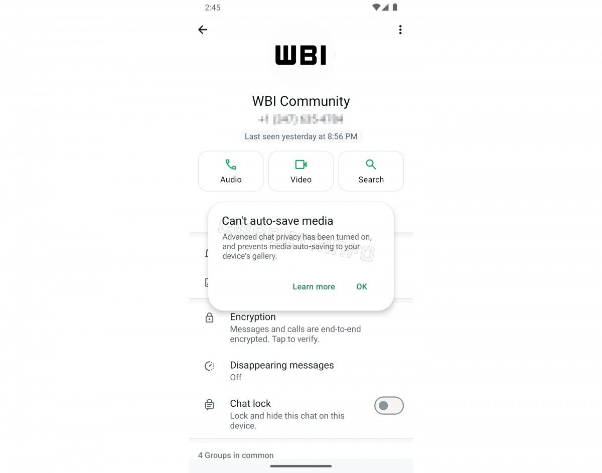 محدودیت جدید و جالب واتساپ