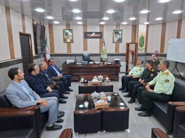 مدیرکل میراث فرهنگی و فرمانده انتظامی خوزستان دیدار کردند