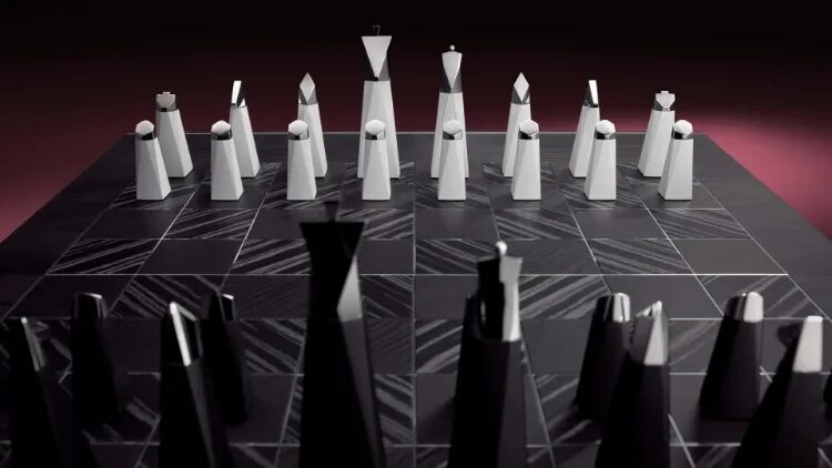 میز شطرنج ساخت رولزرویس/ یک هدیه با طراحی خاص برای خریداران لوکسترین ماشین جهان