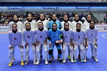 نایبقهرمانی دختران فوتسال ایران در تایلند