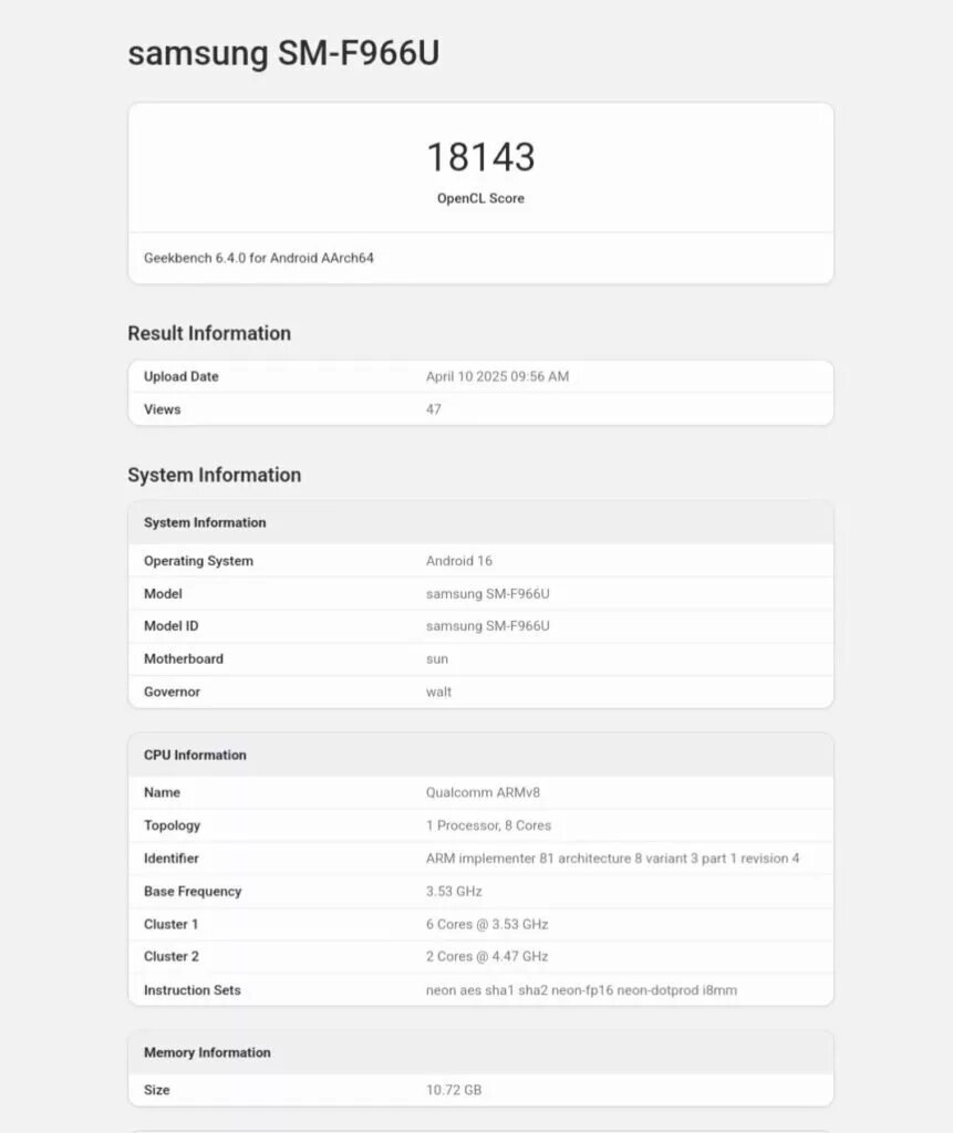 نسل جدید گوشیهای تاشوی سامسونگ رخ نمود