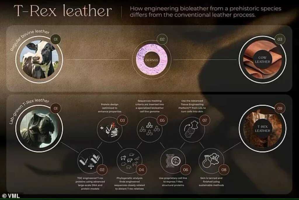چرم دایناسور، ترند جدید دنیای مد!