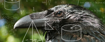 کلاغ نابغه، آنقدر باهوش است که هندسه میفهمد!