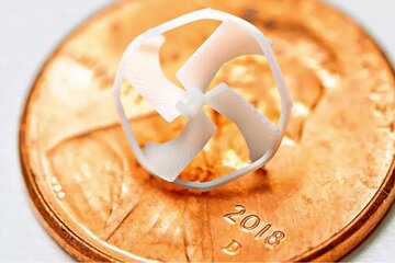 کوچکترین پهپاد جهان ساخته شد / رباتی مثل زنبور / عکس