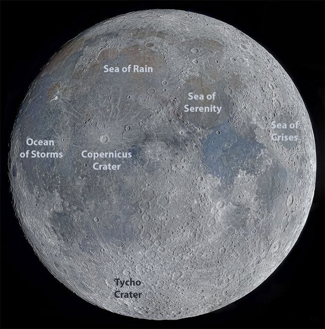 یک عکس متفاوت از ماه در مرز سایهها