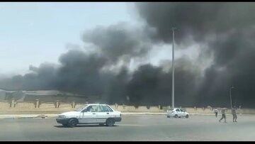 آتشسوزی در بندر امام خمینی(ره)