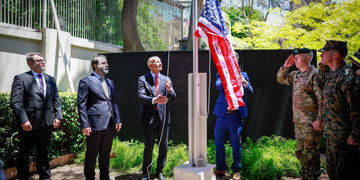 اقامتگاه سفیر آمریکا در دمشق افتتاح شد/عکس