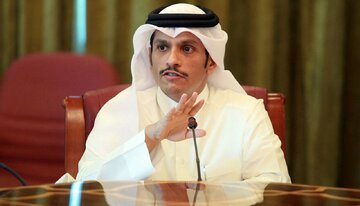 تاکید وزیر خارجه قطر بر تداوم تلاشها برای کاهش تنش در منطقه