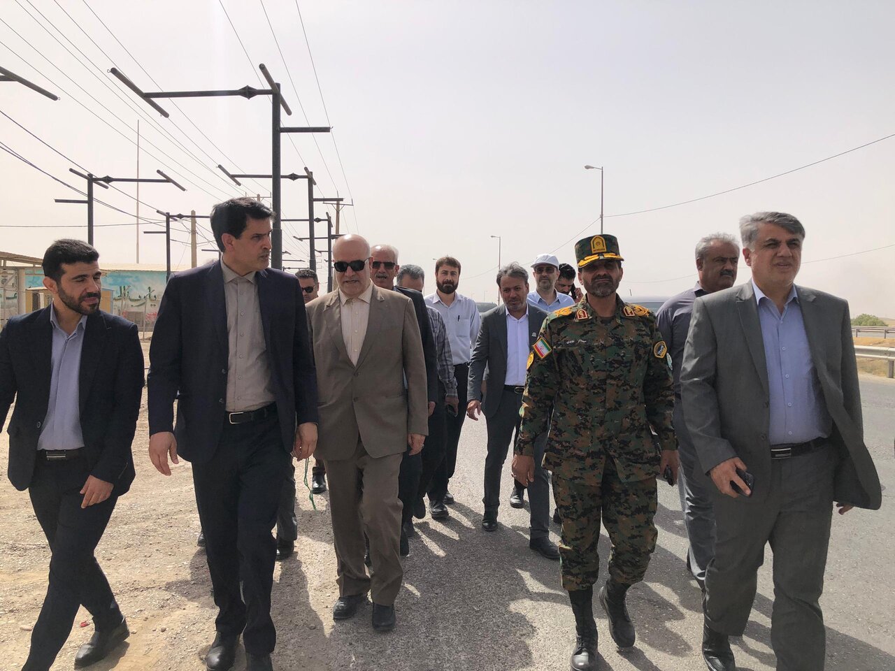 تصاویر | بازدید معاون امنیتی و انتظامی استانداری خوزستان از مرز شلمچه برای آماده‌سازی خدمات اربعین