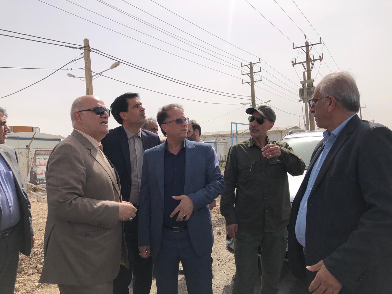 تصاویر | بازدید معاون امنیتی و انتظامی استانداری خوزستان از مرز شلمچه برای آماده‌سازی خدمات اربعین