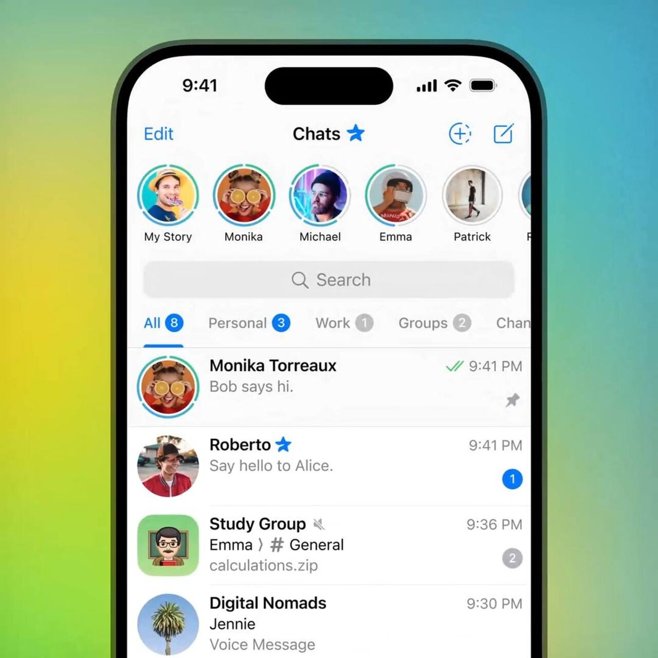 نسخه جدید تلگرام