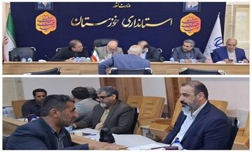 حضور مدیرکل نوسازی مدارس خوزستان در برنامه ملاقات مردمی استانداری