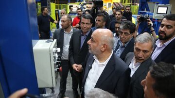 خط جدید تولید لاستیک بارز کرمان افتتاح شد / افزایش تولید لاستیک خودرو در کشور 