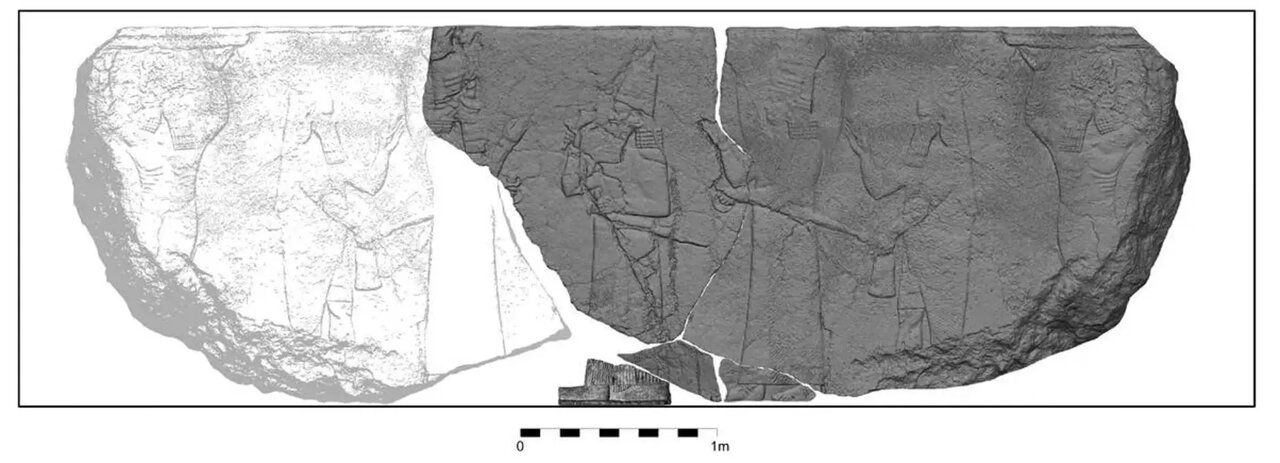 مدل سه بعدی سنگ نگاره عراق