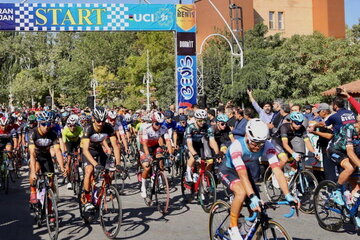 سی و هفتمین دوره تور دوچرخه سواری ایران-آذربایجان آغاز شد