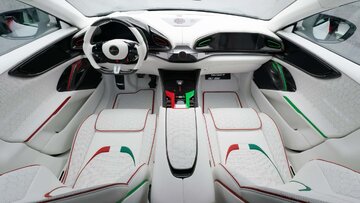 شاسی بلند فراری، زشتترین خودروی تیونینگ منصوری! / عکس