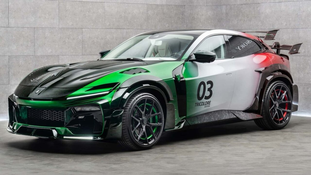 شاسی بلند فراری، زشتترین خودروی تیونینگ منصوری! / عکس