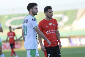 عکس| تمسخر قد مهدی شیری توسط بیرانوند