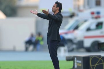 عکس | واکنش خاص فرهاد مجیدی به برد ارزشمند البطائح