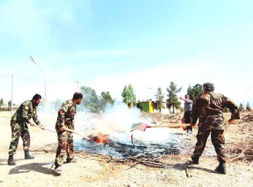 مانورهای اطفای حریق راهی برای چگونگی مدیریت بحران است