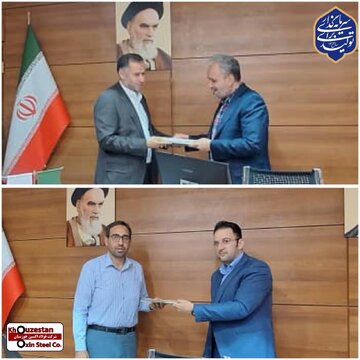 معاونان صندوق بازنشستگی از عملکرد حراست فولاد اکسین خوزستان تقدیر کردند