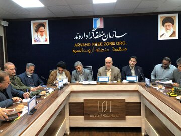 نخستین نشست ستاد اربعین حسینی استان خوزستان در مرز شلمچه برگزار شد