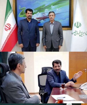 نشست نماینده مردم اردل، فارسان، کوهرنگ و کیار با رئیس ستاد اجرایی فرمان امام (ره)