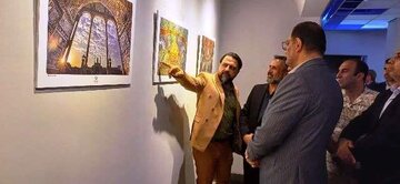 نمایشگاه عکس “قاب های بهشتی” همزمان با دهه کرامت در سمنان گشایش یافت