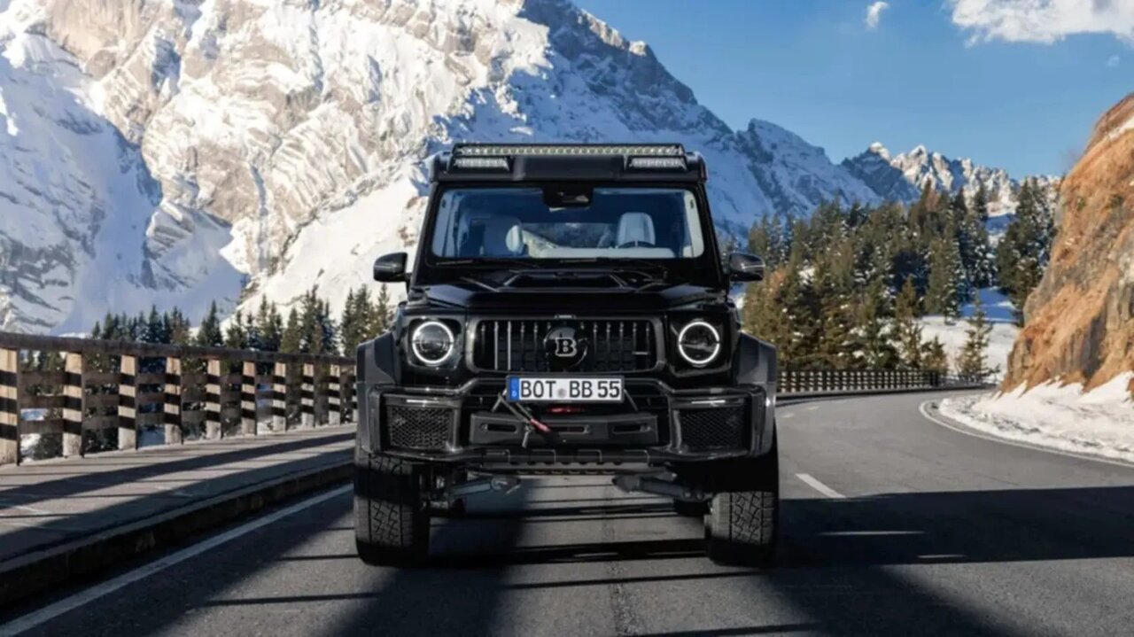 نمای جلویی مدل سفارشی مرسدس بنز AMG G63