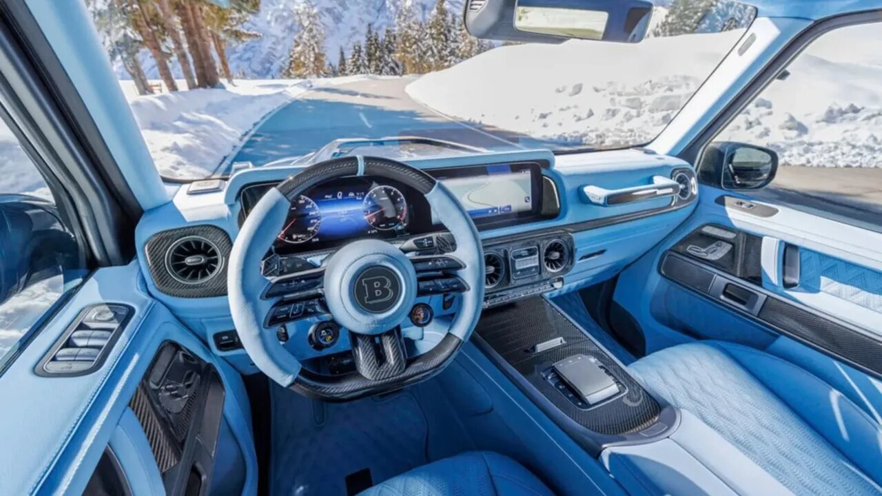 کابین داخلی مدل سفارشی مرسدس بنز AMG G63