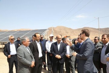 چهار نیروگاه خورشیدی ۲۰۰ کیلوواتی در شاهرود به بهرهبرداری رسید/ کلنگ زنی ۱۷ واحد جدید