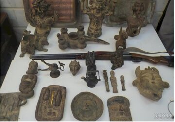 ۸۴ قلم اشیای تاریخی در همدان کشف شد